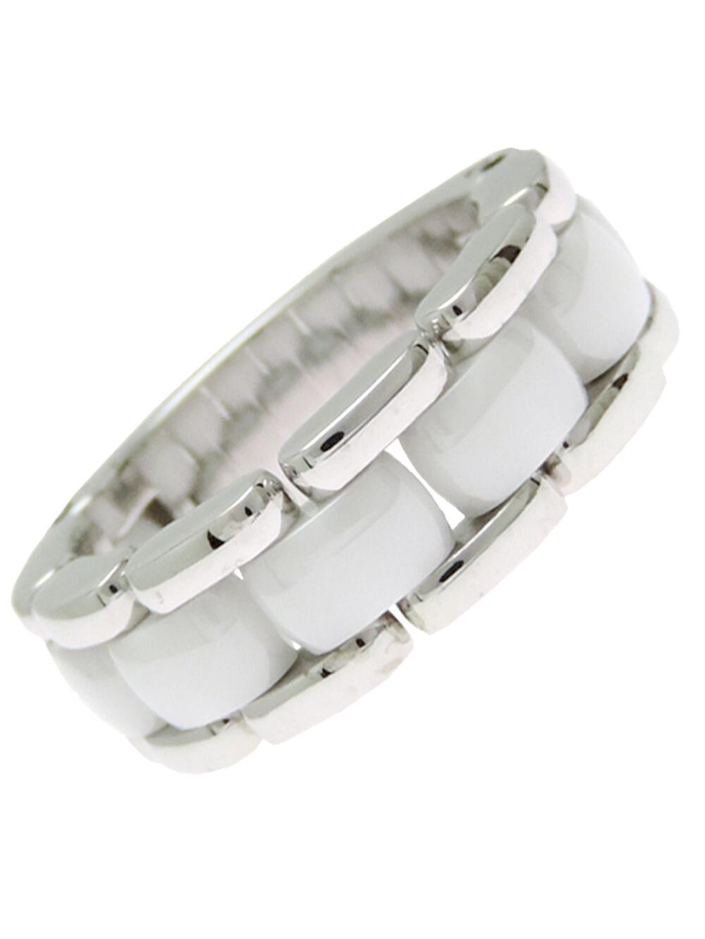 Chanel Ring Ceramic And 18K White Gold #371538C19B